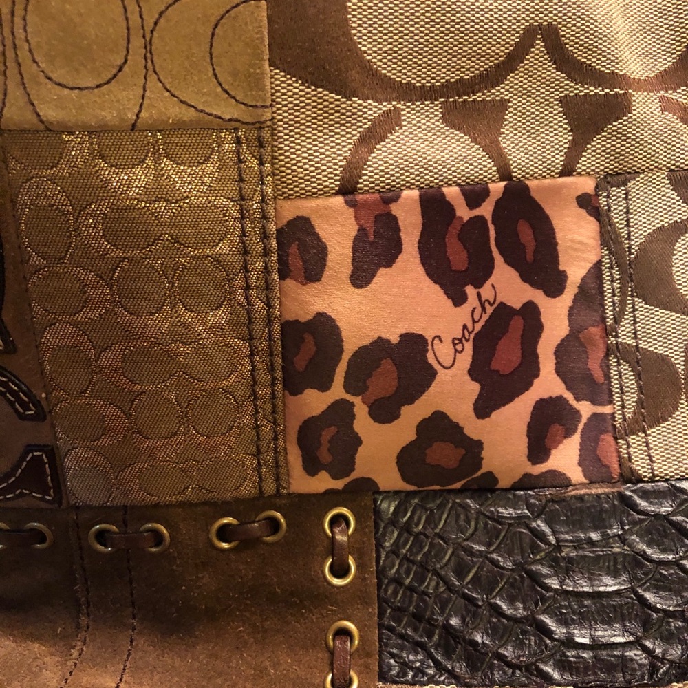 Coach Animal Patchwork Purse Handbag - Picture 2 of 6